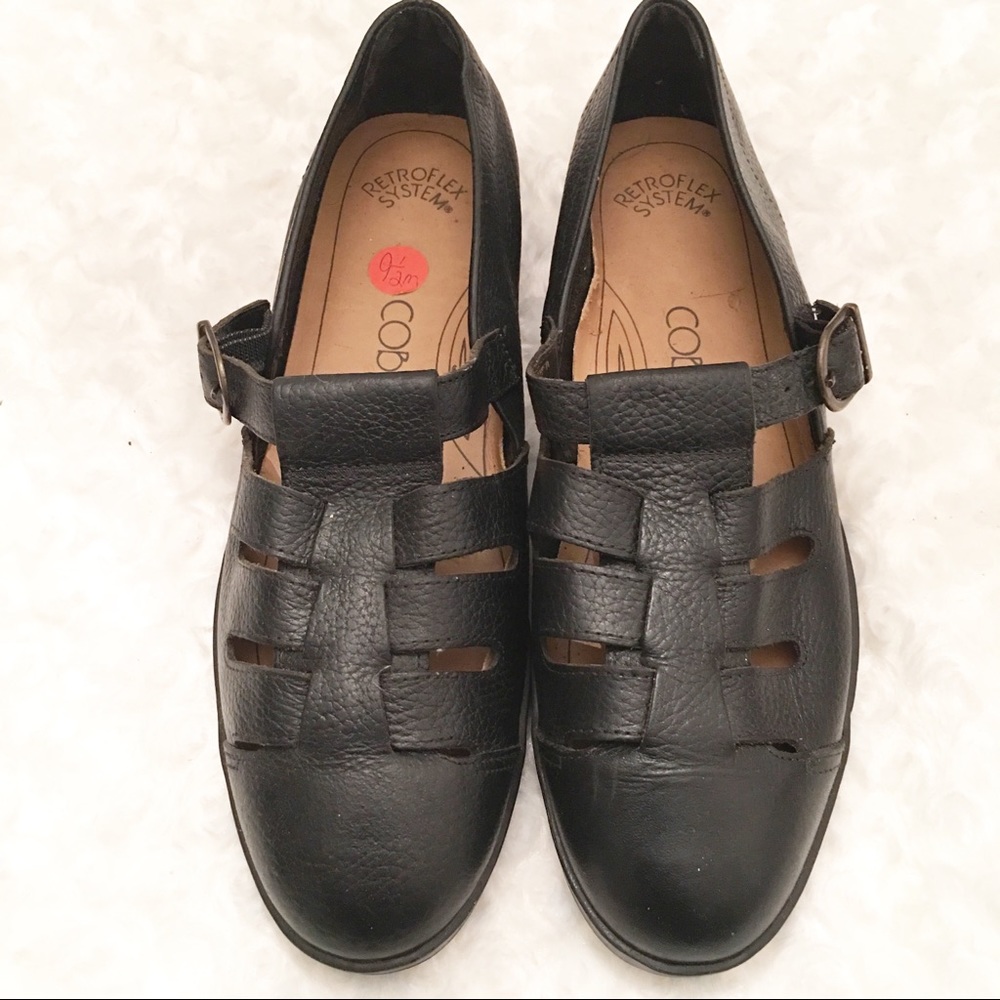 Cobbie Black Flat Shoes